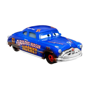 Carros da Disney e Pixar Diecast Veículo de Brinquedo O Fabuloso Hudson Hornet Pista de Terra - Image 2 of 4