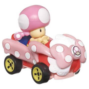 Hot Wheels Mario Kart Vehículo de Juguete Toadette Birthday Girl - Imagen 3 de 5