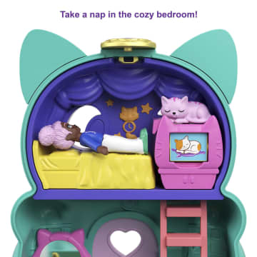 Polly Pocket Flip & Find Cat Compact