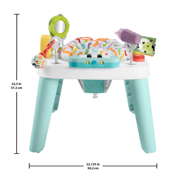 Fisher-Price 3-in-1 Hit Wonder Baby Activity Center & Toddler Play Table With Music & Lights