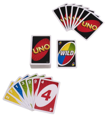 UNO Color & Number Matching Card Game For 2-10 Players Ages 7Y+