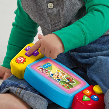 Fisher-Price Aprender e Brincar Brinquedo para Bebês Videogame Portátil Aprende Comigo