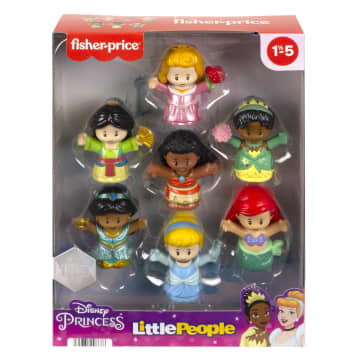 Fisher-Price Little People Disney Princess Toys, 7-Figure Pack For Toddlers And Preschool Kids