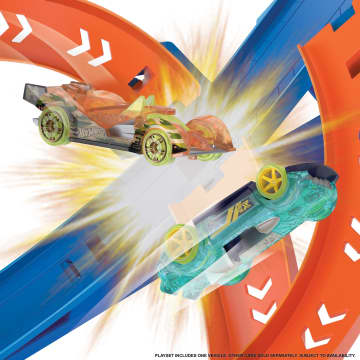 Hot Wheels Action Spirale Vitesse et Collisions