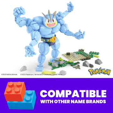 MEGA Pokémon Machamp Building Toy Kit (401 Pieces) With 1 Poseable Figure For Kids - Image 4 of 6