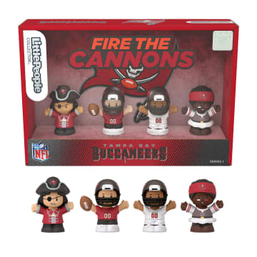 Little People Collector Tampa Bay Buccaneers Special Edition Set For Adults & NFL Fans, 4 Figures