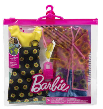 Barbie Ken Clothes 2 Outfits & 2 Accessories For Barbie & Ken Dolls