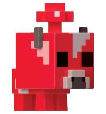 Minecraft Vanilla Figura de Acción Cabeza Mob Mini hongo rojo