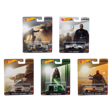 Hot Wheels Premium Pop Culture Set Of 5 Toy Cars Or Trucks - Image 4 of 4