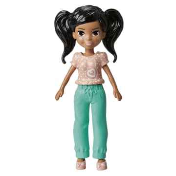 Polly Pocket Conjunto de Brinquedo Pacote de Modas Festa de Pijamas Elemento Surpresa - Imagen 2 de 6