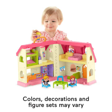 Fisher-Price Little People Toddler Playset With Sounds, Songs & Phrases, Surprise & Sounds Home, 7 Pieces