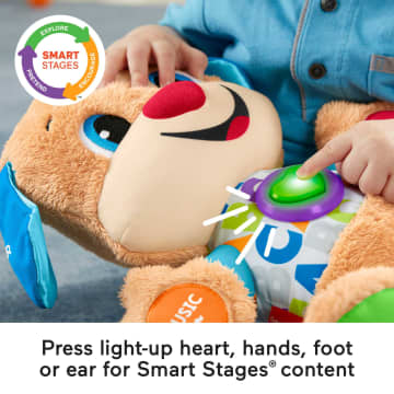 Fisher-Price Plush Baby Toy With Lights And Smart Stages Learning Content, Laugh & Learn Puppy