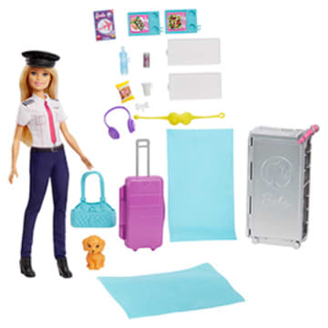 Barbie Set de Juego Jet de Aventuras con Muñeca