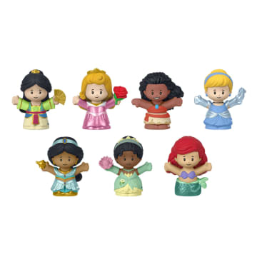 Fisher-Price-Disney-Little People-Coffret Figurines Princesses, Bambin - Imagen 4 de 4