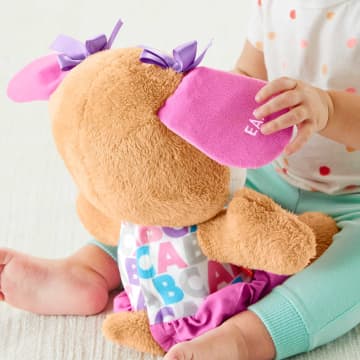 Fisher-Price Aprender e Brincar Brinquedo para Bebês Irmã do Cachorrinho Aprende Comigo
