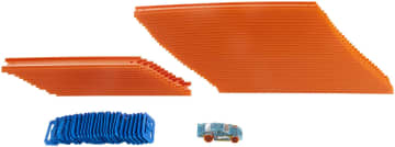 Hot Wheels Car And MEGA Track Pack With 40Ft Of Track, 43 Connectors And One 1:64 Scale Toy Car