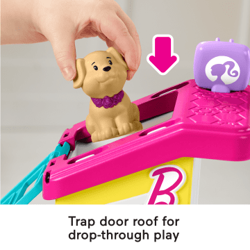 Fisher-Price Little People Barbie Play And Care Pet Spa Musical Toddler Playset, 4 Pieces