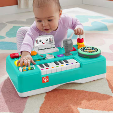 Fisher-Price Laugh & Learn Mix & Learn DJ Table Musical Learning Toy For Baby & Toddler, Multi-Language Version - Imagen 5 de 7