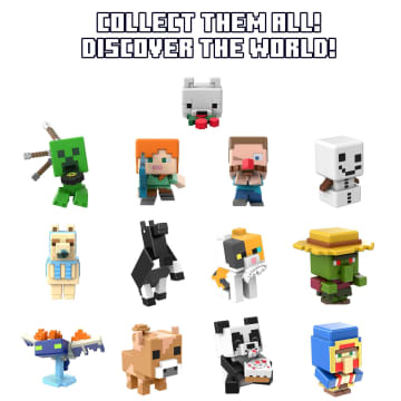 Minecraft Mini Action Figures Collection With Pixelated Design (Characters May Vary) - Imagen 4 de 6