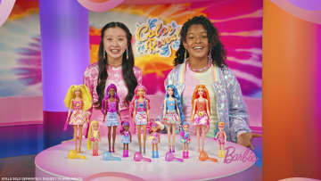 Barbie Color Reveal  Doll, Neon Tie-Dye Series With 7 Surpises, Color-Change Transformation