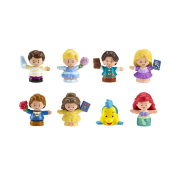 Disney Princess Toddler Toys Little People Prince And Princess Figure Pack, 8 Pieces