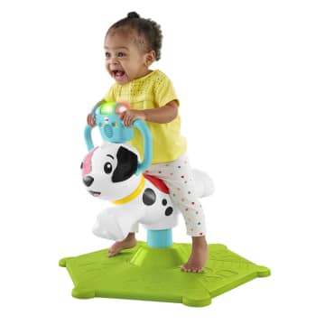 Fisher-Price Bounce And Spin Puppy, Stationary Musical Ride-On Toy
