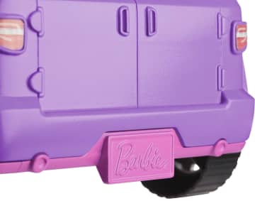 Barbie Off-Road Vehicle, Purple Toy Car With 2 Pink Seats And Rolling Wheels