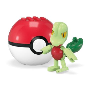 MEGA Pokémon Treecko Building Toy Kit, Poseable Action Figure (22 Pieces) For Kids