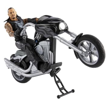 WWE Wrekkin Figurine Articulée et Véhicule Slamcycle
