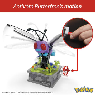 MEGA Pokémon Motion Butterfree With Motion Brick Building Set For Collectors (605 Pcs) - Image 2 of 6