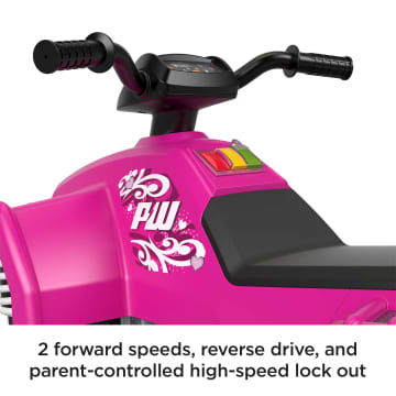Power Wheels Racing ATV Pink 12-V Battery Ride-On Vehicle