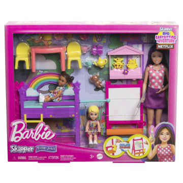Barbie-Skipper Premiers Jobs Coffret Garderie-Poupées et Accessoires