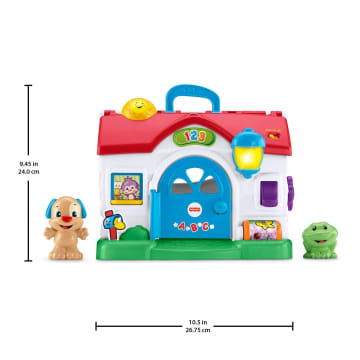 Fisher-Price Laugh & Learn Puppy's Activity Home Electronic Learning Playset For Infants & Toddlers - Image 6 of 6