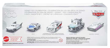 Disney And Pixar Cars Disney 100 Celebration Diecast Vehicles 5-Pack Toy Cars 1:55 Scale, Gifts For Kids And Collectors - Image 3 of 3