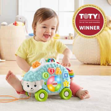Award Winning Fisher-Price Linkimals Happy Shapes Hedgehog, Musical Baby Toy