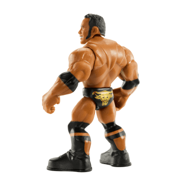 WWE Action Figure Knuckle Crunchers The Rock With Battle Accessory - Imagem 4 de 6