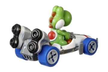 Hot Wheels Mario Kart Vehículo de Juguete Yoshi - Imagen 3 de 4