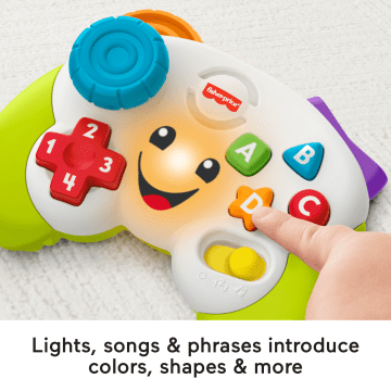 Fisher-Price Laugh & Learn Game & Learn Controller Musical Baby Toy With Lights, Green