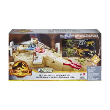 Jurassic World Conjunto de Brinquedo Mini Arena de Batalha - Imagen 7 de 7