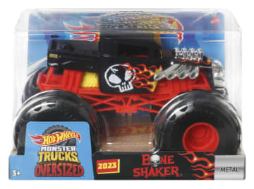 Hot Wheels Monster Trucks Veículo de Brinquedo Bone Shaker Escala 1:24 - Image 4 of 4