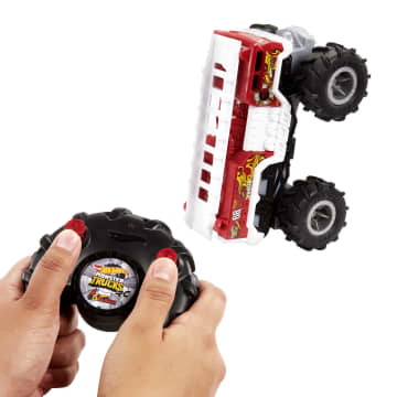 Hot Wheels RC Monster Trucks HW 5-Alarm 1:24 Scale, Remote-Control Toy