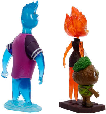 Disney And Pixar Elemental Action Figure 3 Packs, AuThentic Posable Movie Toys