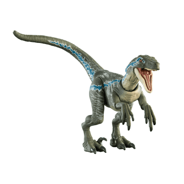 Jurassic World Dinossauro de Brinquedo Hammond Collection Velociraptor Blue