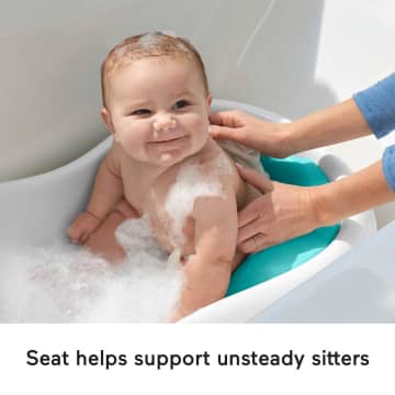 Fisher-Price 4-In-1 Sling 'n Seat Baby Bath Tub, Ocean Sands