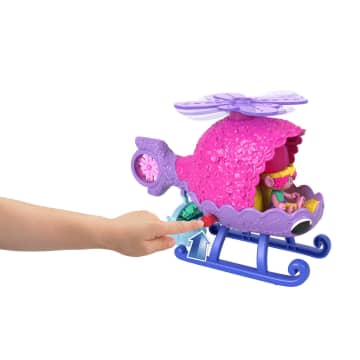 Imaginext Dreamworks Trolls L’Hélico de Poppy, Fig., Véh., 4 Élém. - Imagem 2 de 6