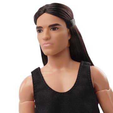 Barbie Signature Fully Posable Barbie Looks Ken Doll (Long Brunette Hair)