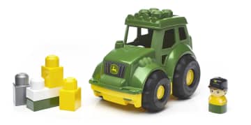 MEGA BLOKS John Deere Building Toy Blocks Litractor (6 Pieces) For Toddler