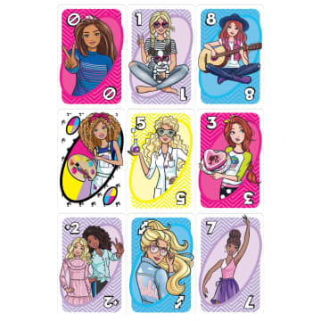 UNO Barbie Characters Matching Card Game For 2-10 Players Ages 7Y+