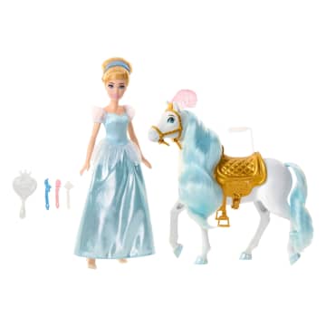 Disney Princess Toys, Cinderella Doll And Horse, Gifts For Kids