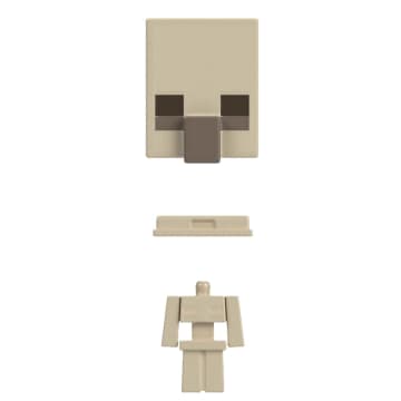 Minecraft Vanilla Figura de Acción Cabeza Mob Mini Esqueleto